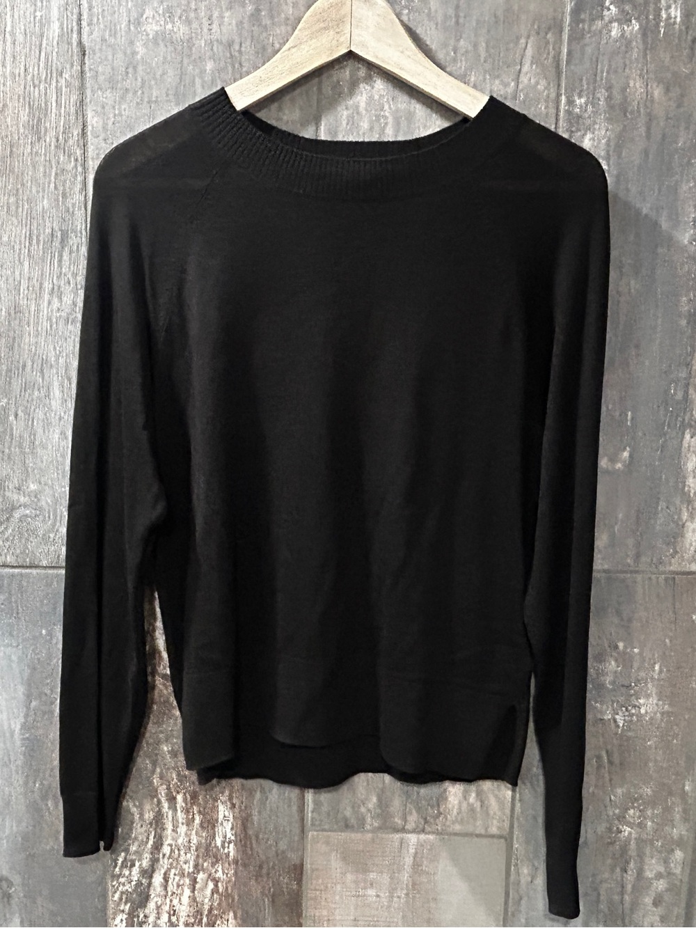 H&M Black Crewneck Sweater